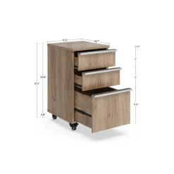 District 3 Drawer Mobile File Pedestal - 16