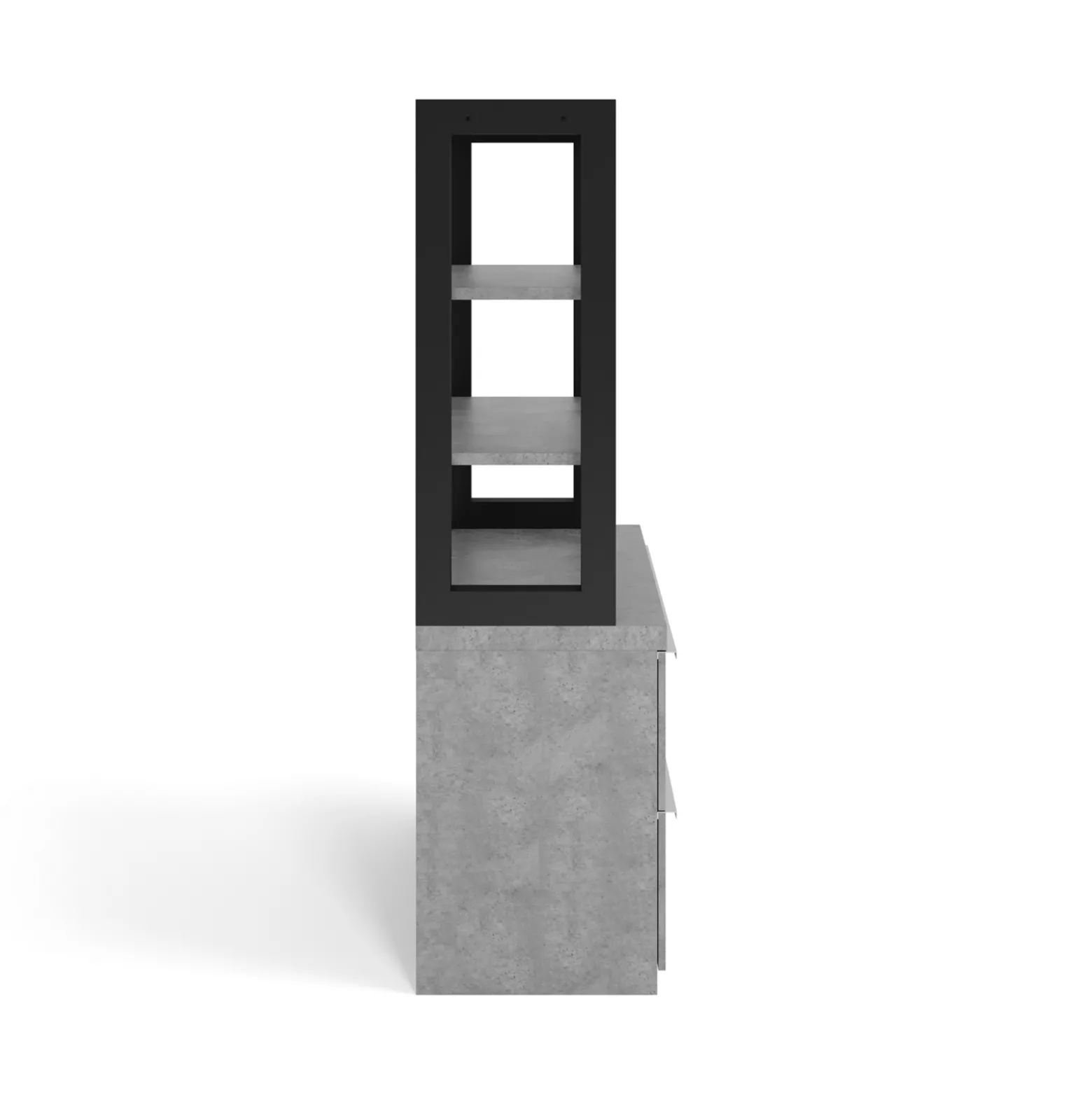 District Bookcase and Lateral File Set - 36"W x 20"D x 72"H