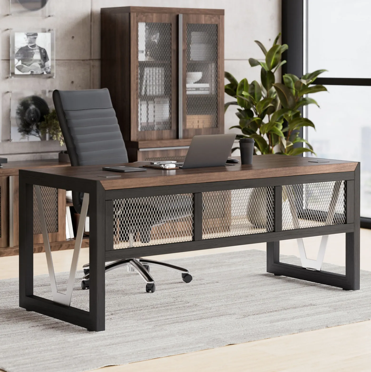 District Executive Desk - 72"W x 30"D