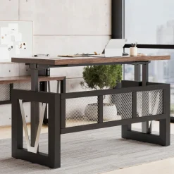 District Height Adjustable Standing Desk - 72"Wx30"D