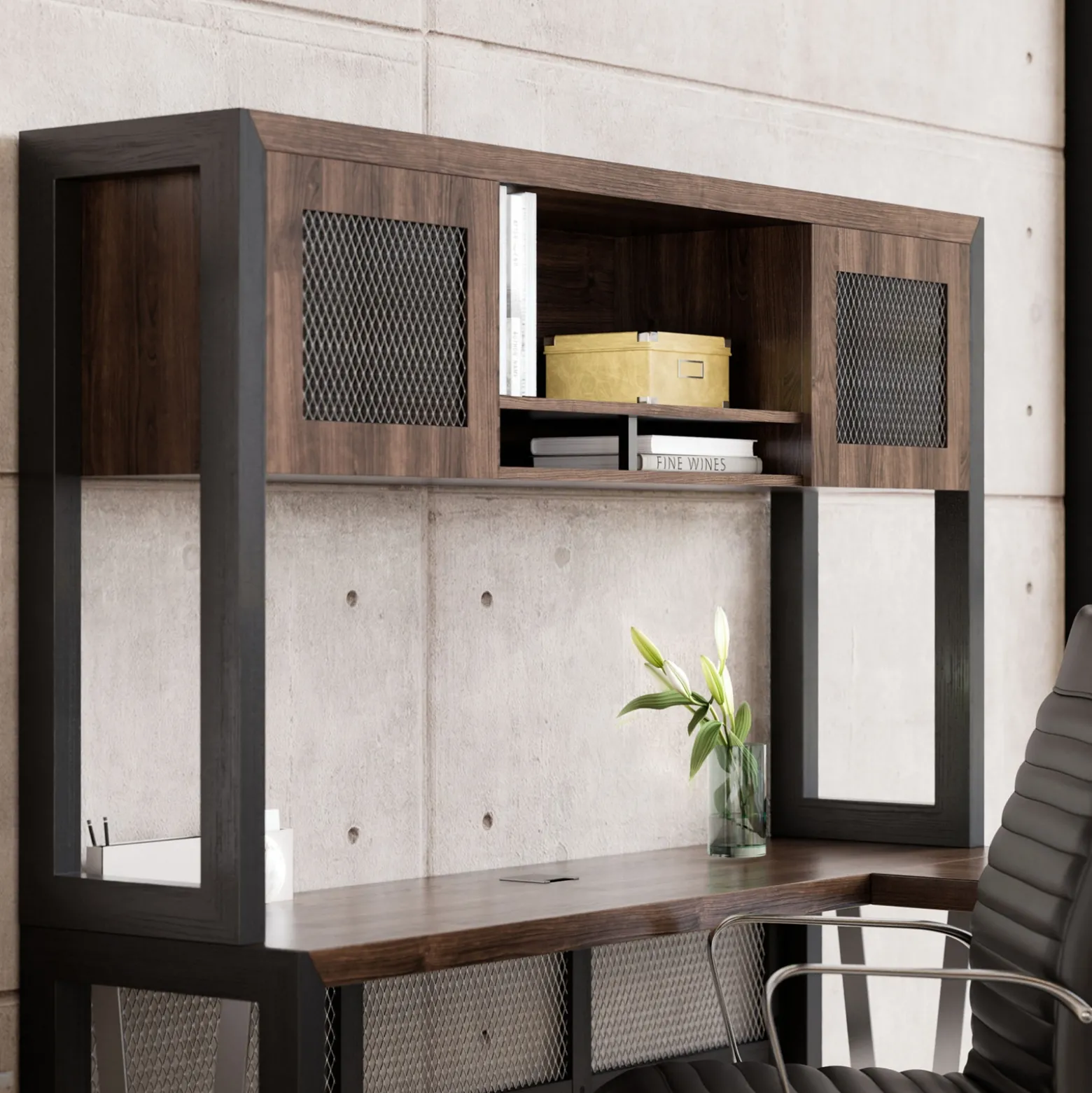 District Hutch - 72"W x 16"D