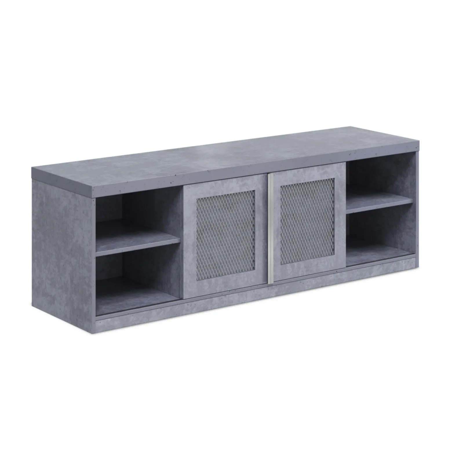 District Low Storage Credenza - 72"W x 20"D x 24"H