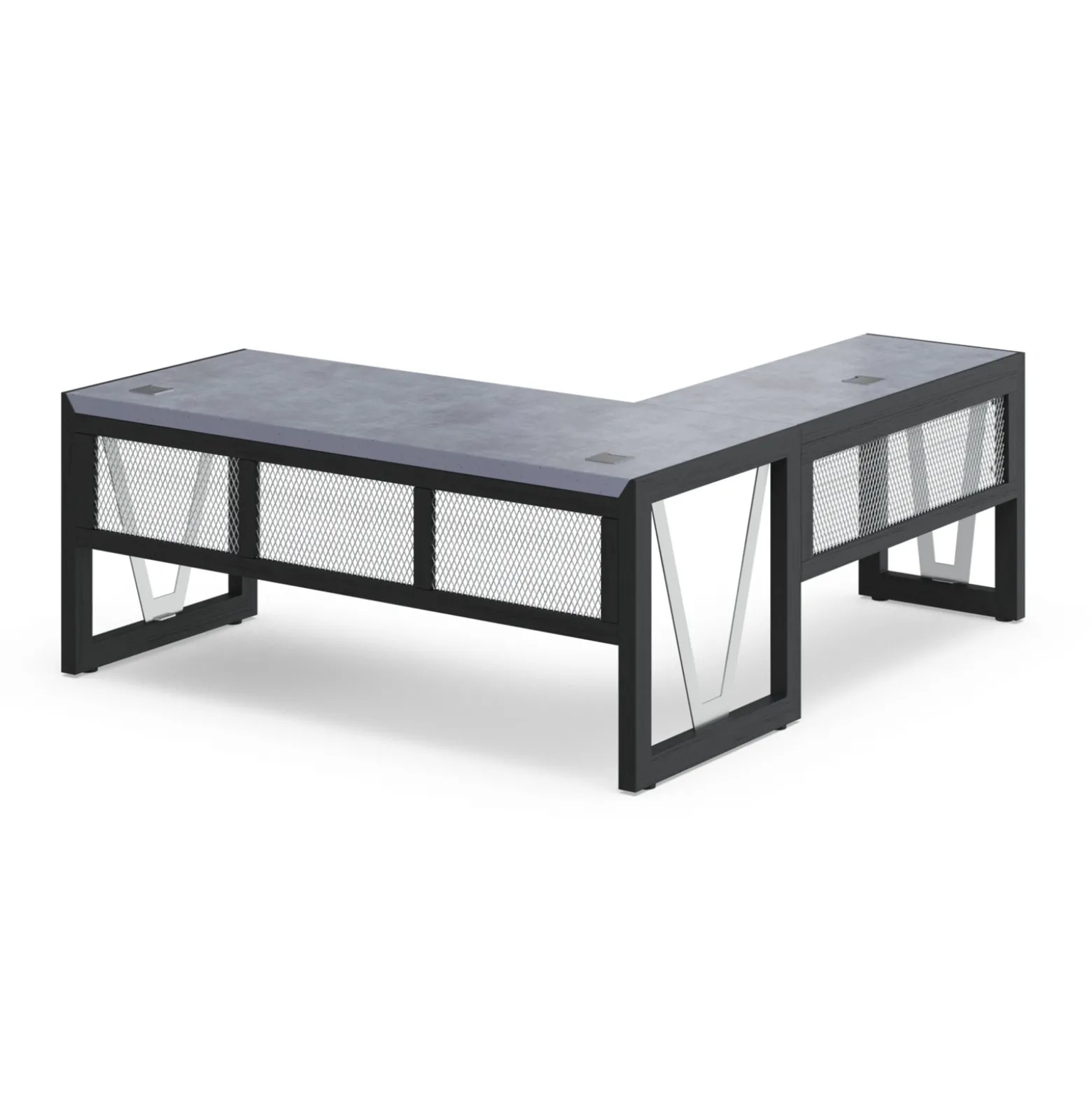 District L-Shaped Desk with Left Return - 72"W x 78"D
