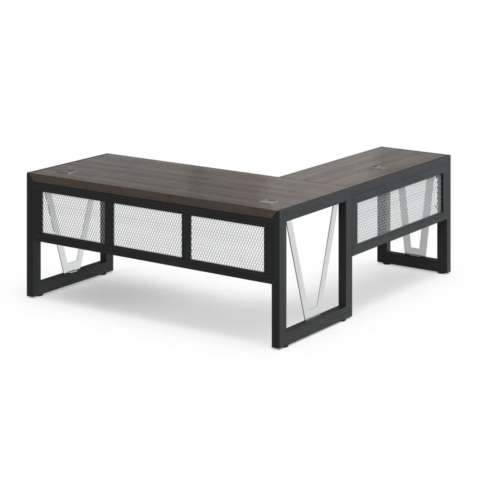 District L-Shaped Desk with Left Return - 72"W x 78"D