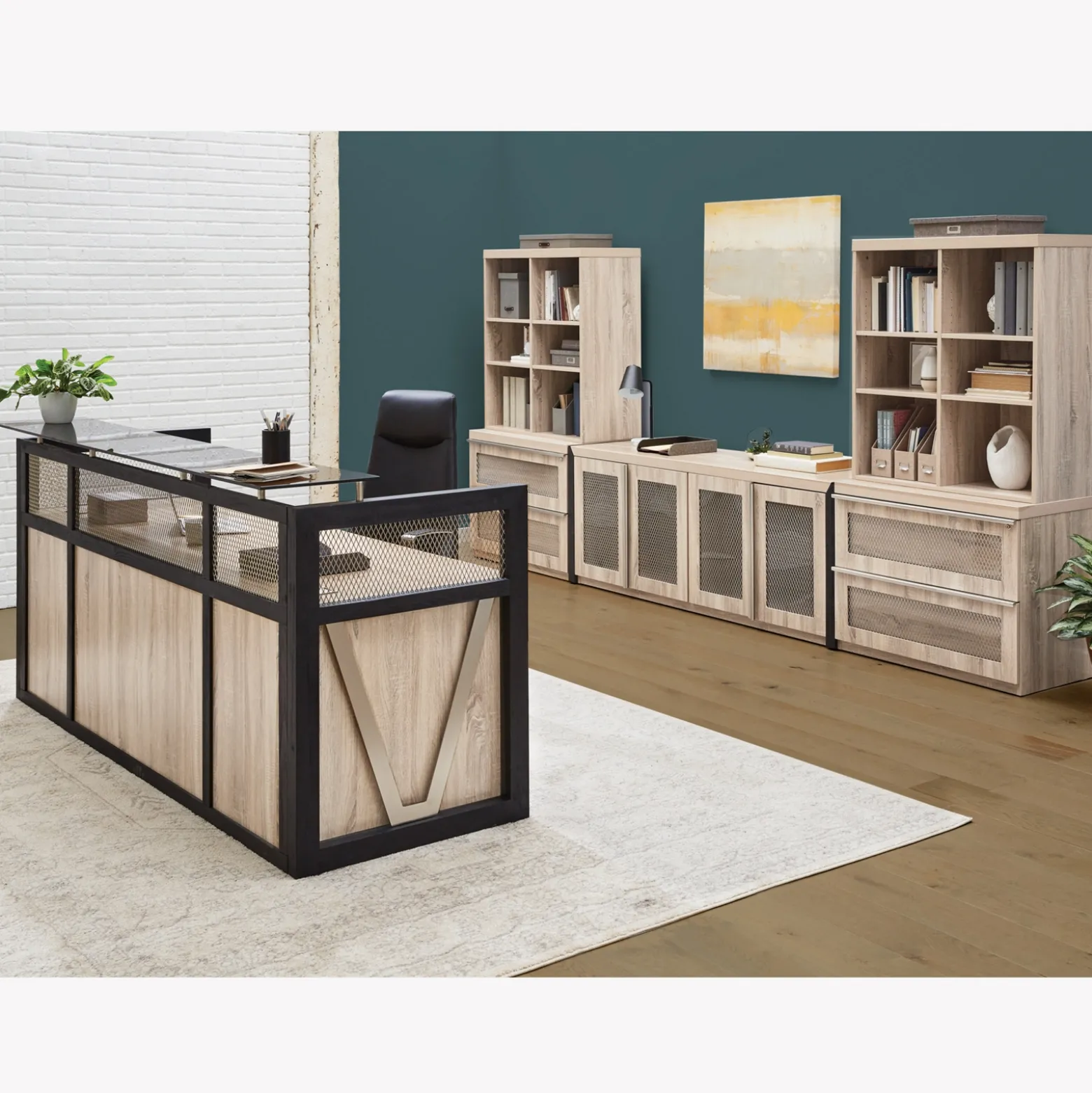 District Reception Desk - 87"W x 30"D