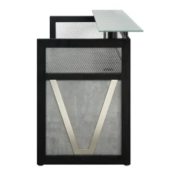 District Reception Desk with Power - 87