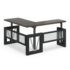 District Reversible Height Adjustable L-Shaped Standing Desk - 72