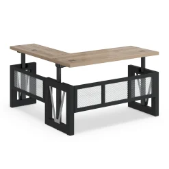 District Reversible Height Adjustable L-Shaped Standing Desk - 72