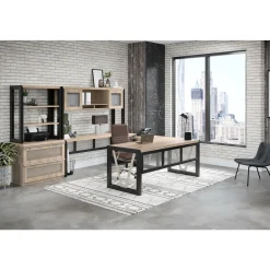 District Reversible U-Shaped Desk Set
