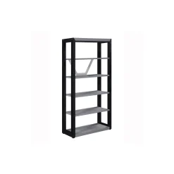 District 5-Shelf Bookcase - 36"W x 16"D x 72"H
