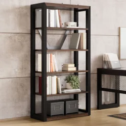 District 5-Shelf Bookcase - 36