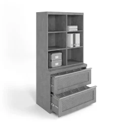 District Stacking Shelf & Lateral File Set - 36