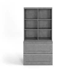 District Stacking Shelf & Lateral File Set - 36