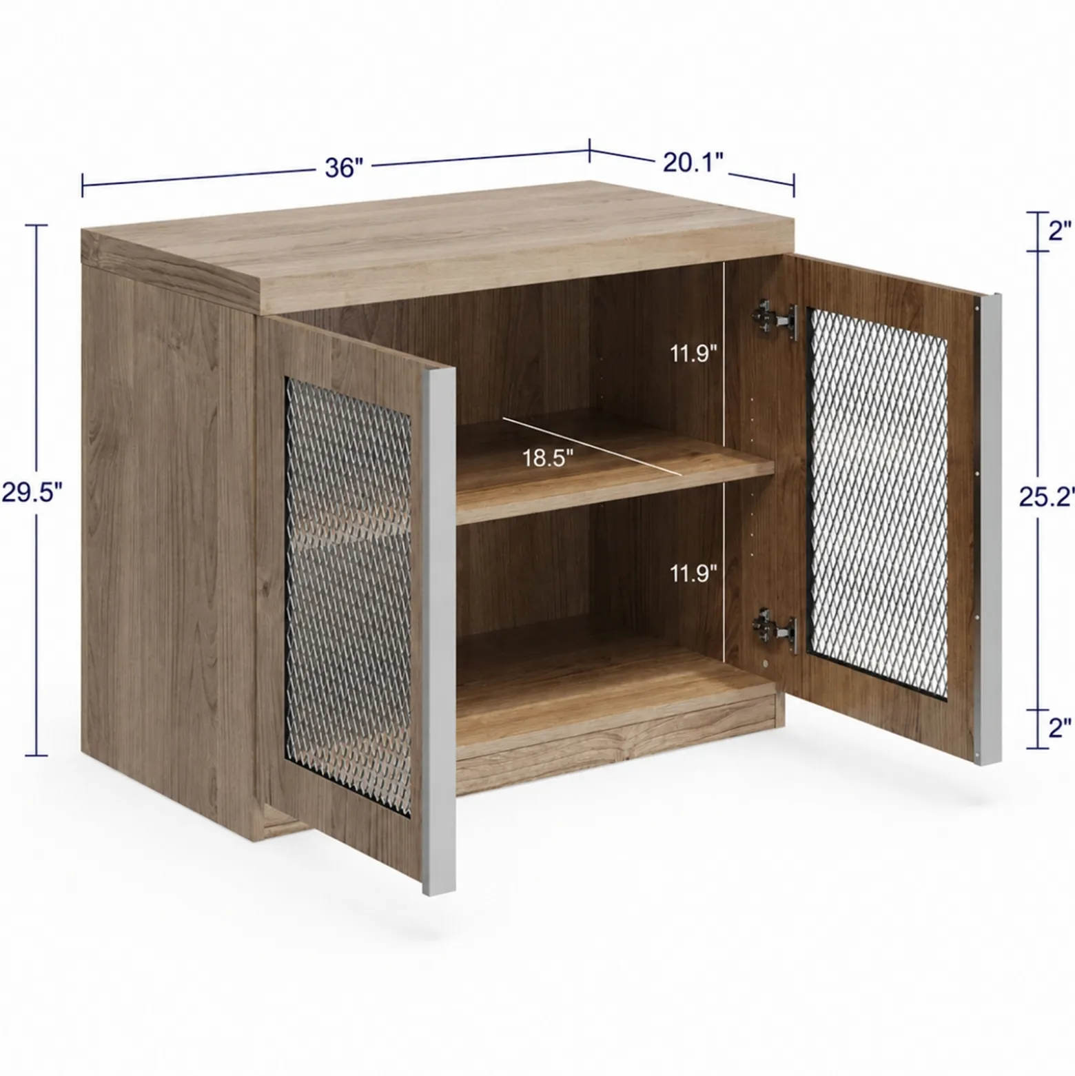 District Storage Cabinet - 36"W x 20"D x 30"H