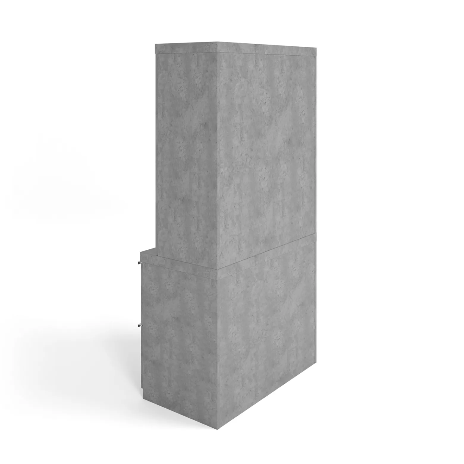 District Storage Cabinet and Lateral File Set - 36"W x 20"D x 72"H