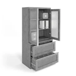 District Storage Cabinet and Lateral File Set - 36