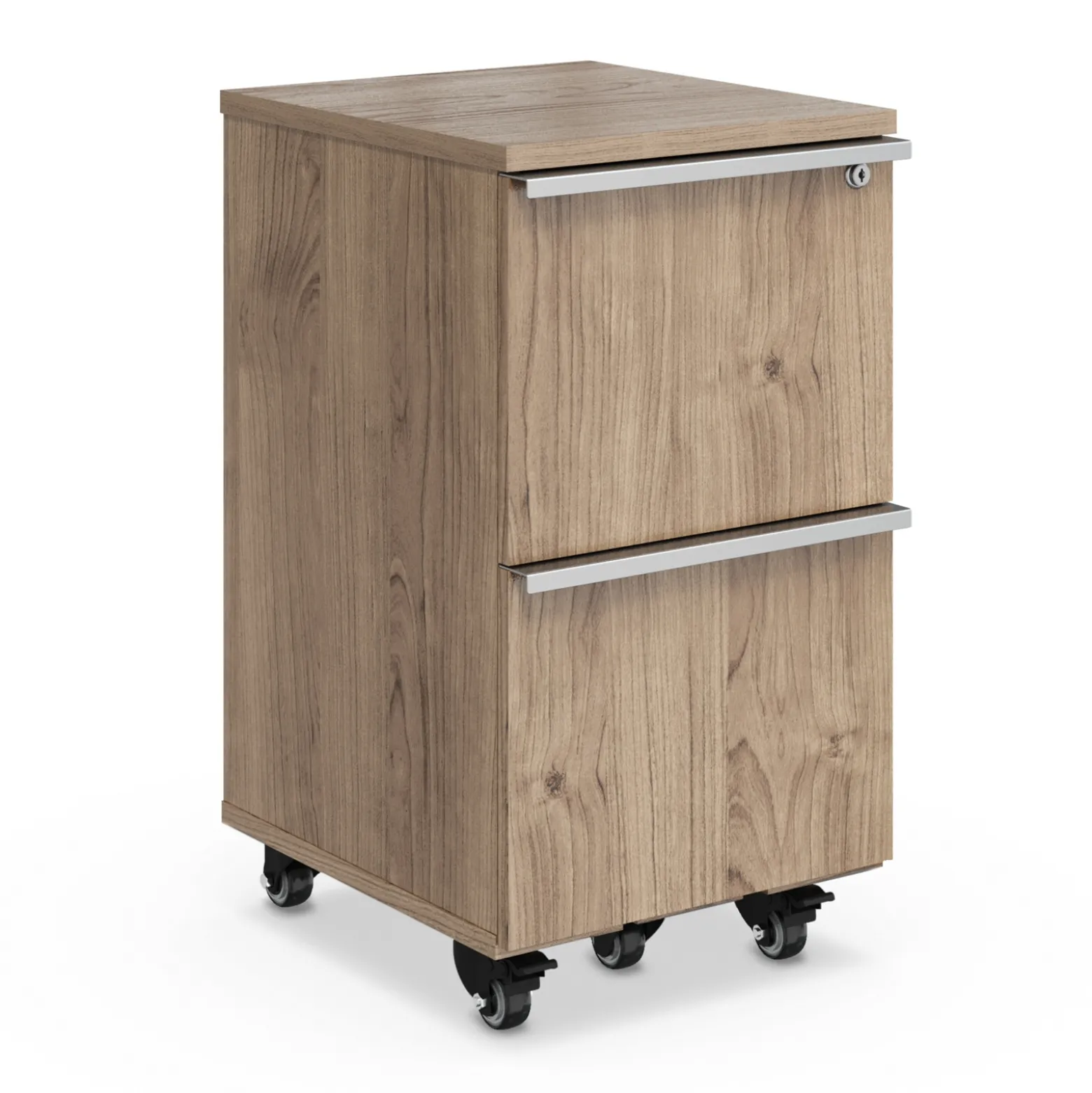 District Two Drawer Mobile File Pedestal - 20"W x 16"D