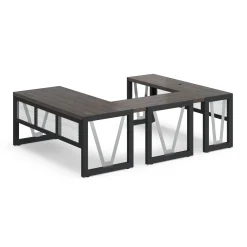 District U-Desk with Reversible Bridge - 72