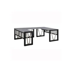 District U-Desk with Reversible Bridge - 60