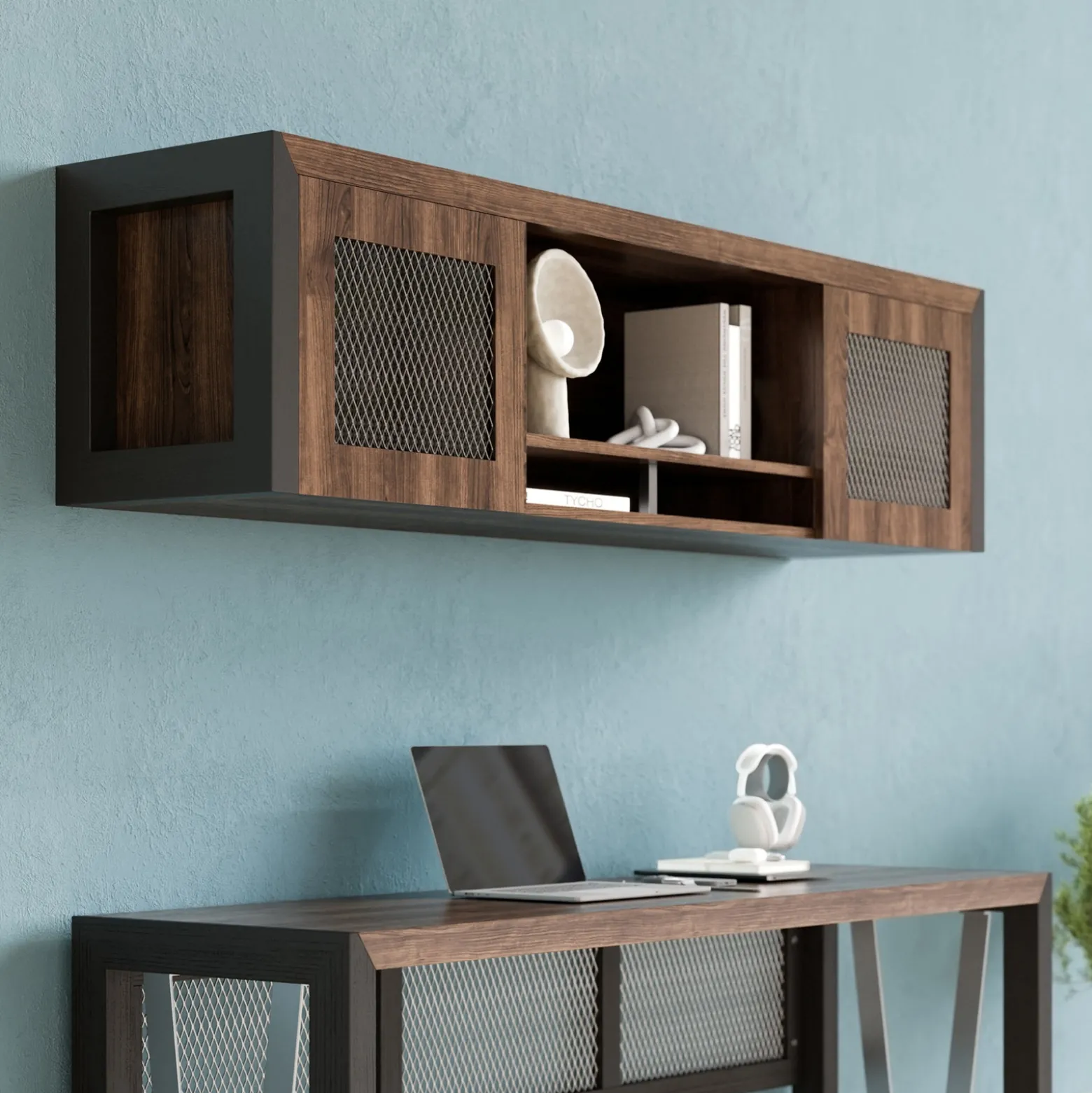 District Wall-Mounted Hutch - 72"W