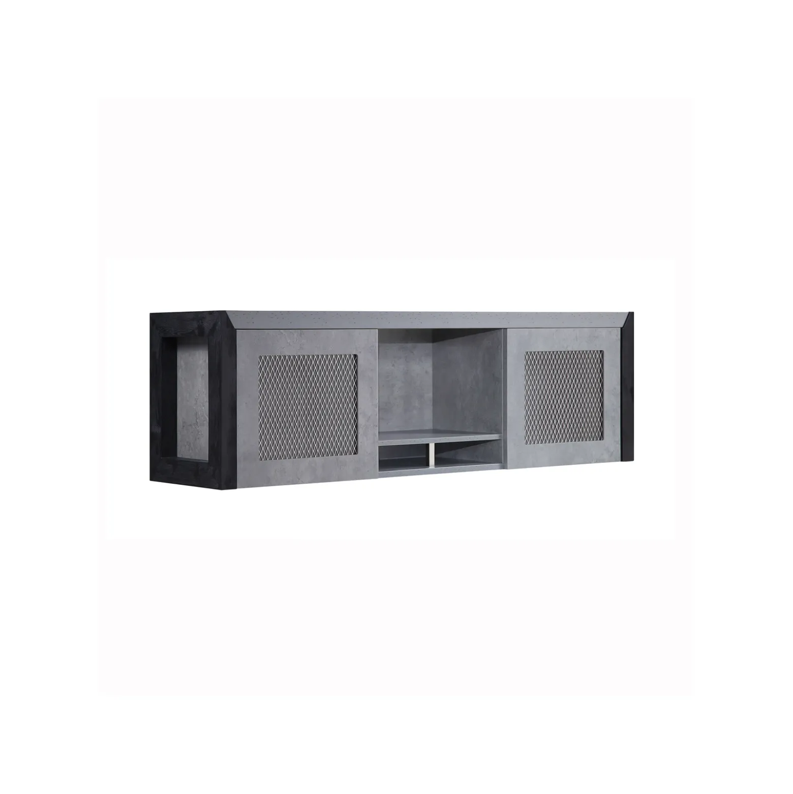 District Wall-Mounted Storage Hutch - 60"W