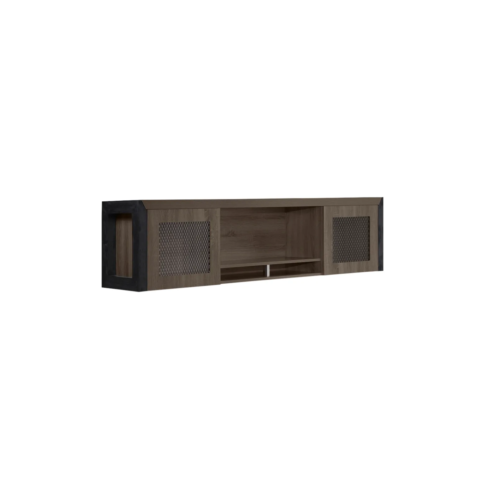 District Wall-Mounted Storage Hutch - 60"W