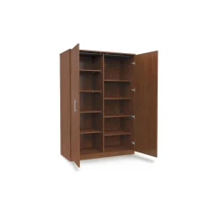 Divided Mobile Storage Cabinet - 48"W x 24"D
