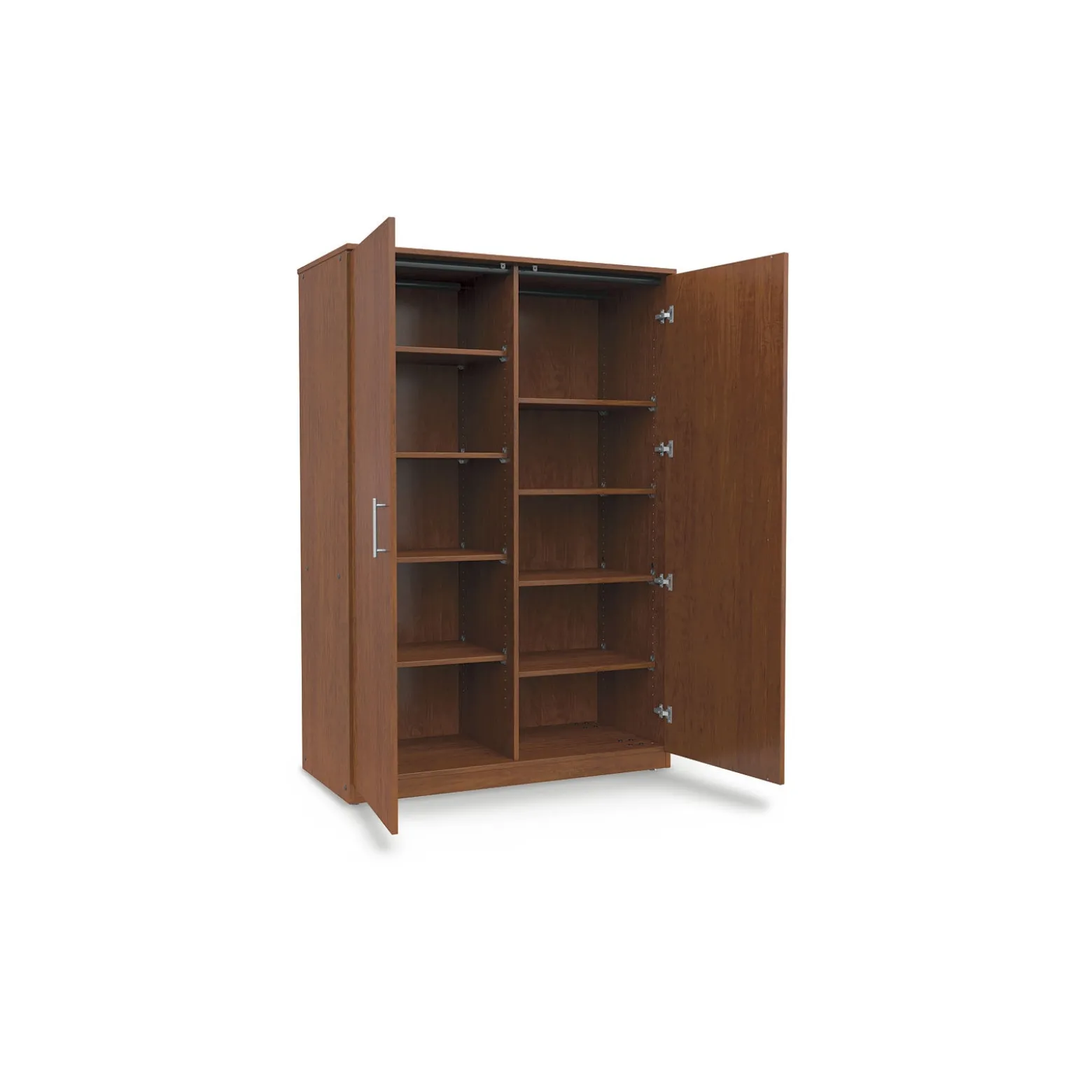 Divided Mobile Storage Cabinet - 48"W x 30"D
