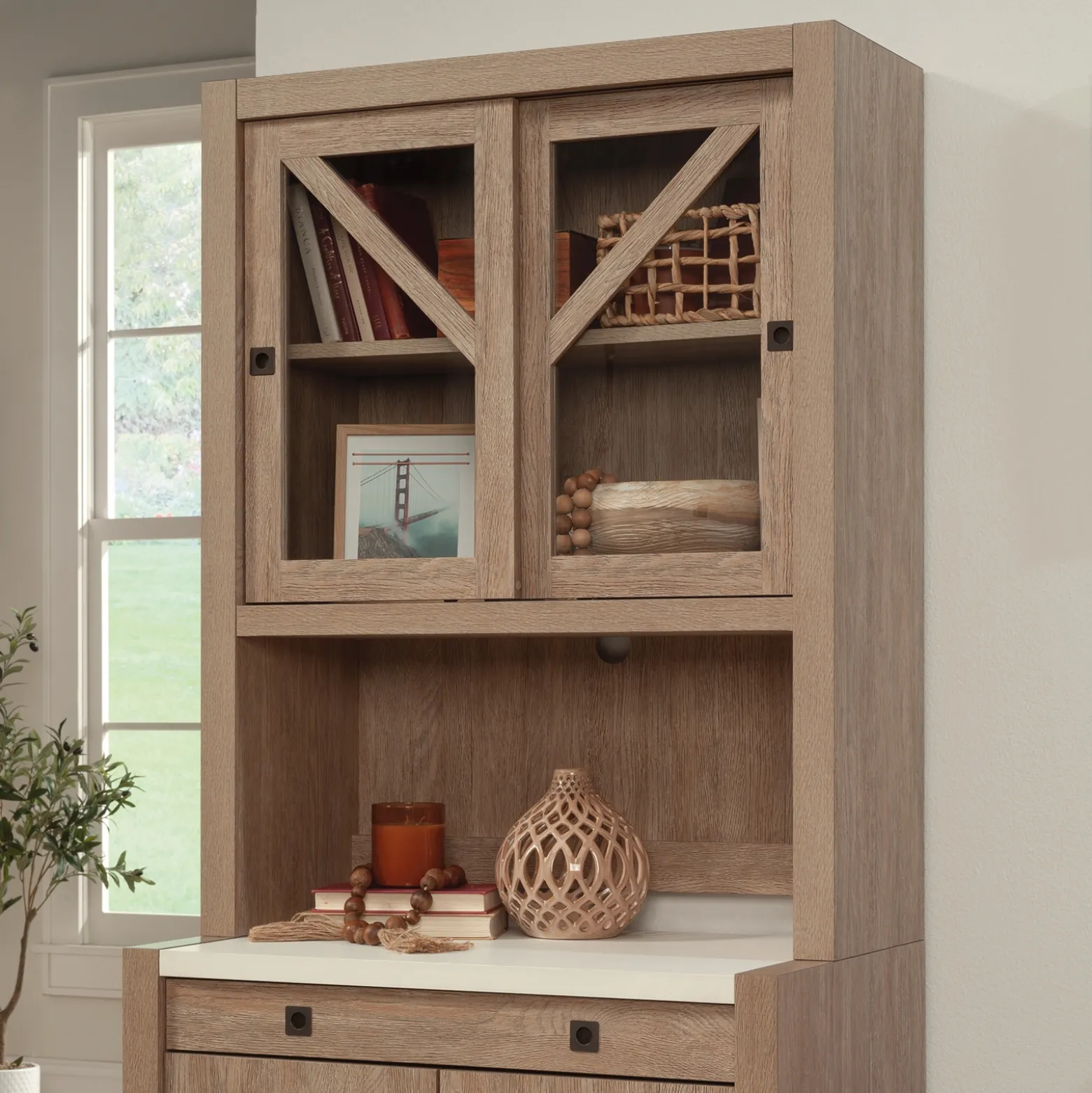 Dixon City Library Hutch - 33"W x 13"D