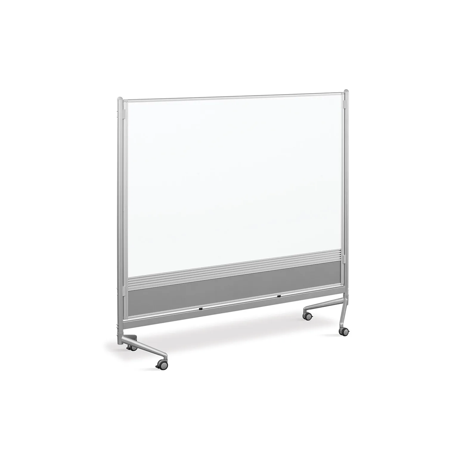 D.O.C. Mobile Room Divider Dual Sided Whiteboard - 6'W x 6'H