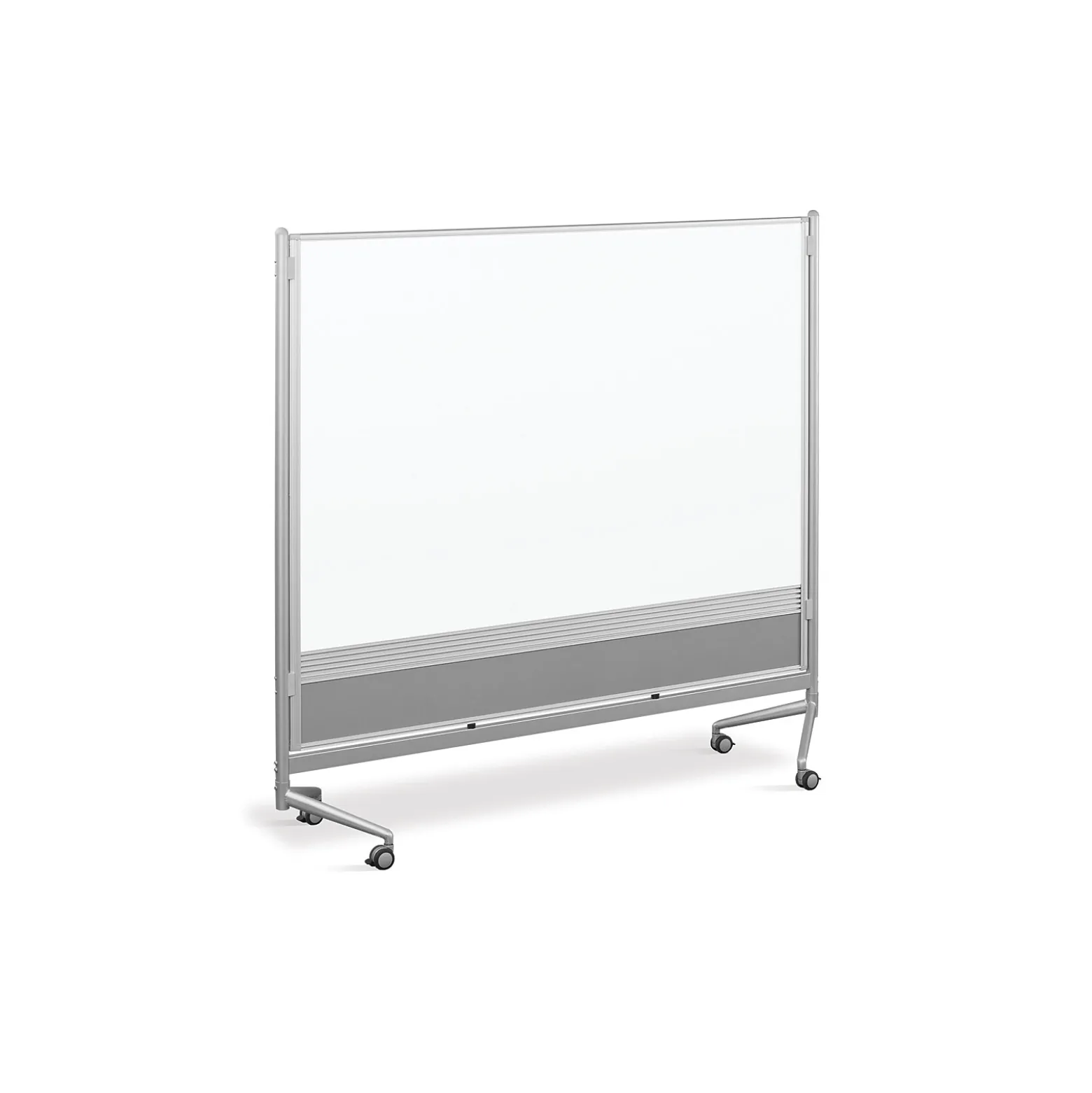 D.O.C. Mobile Room Divider Dual Sided Whiteboard - 6'W x 6'H