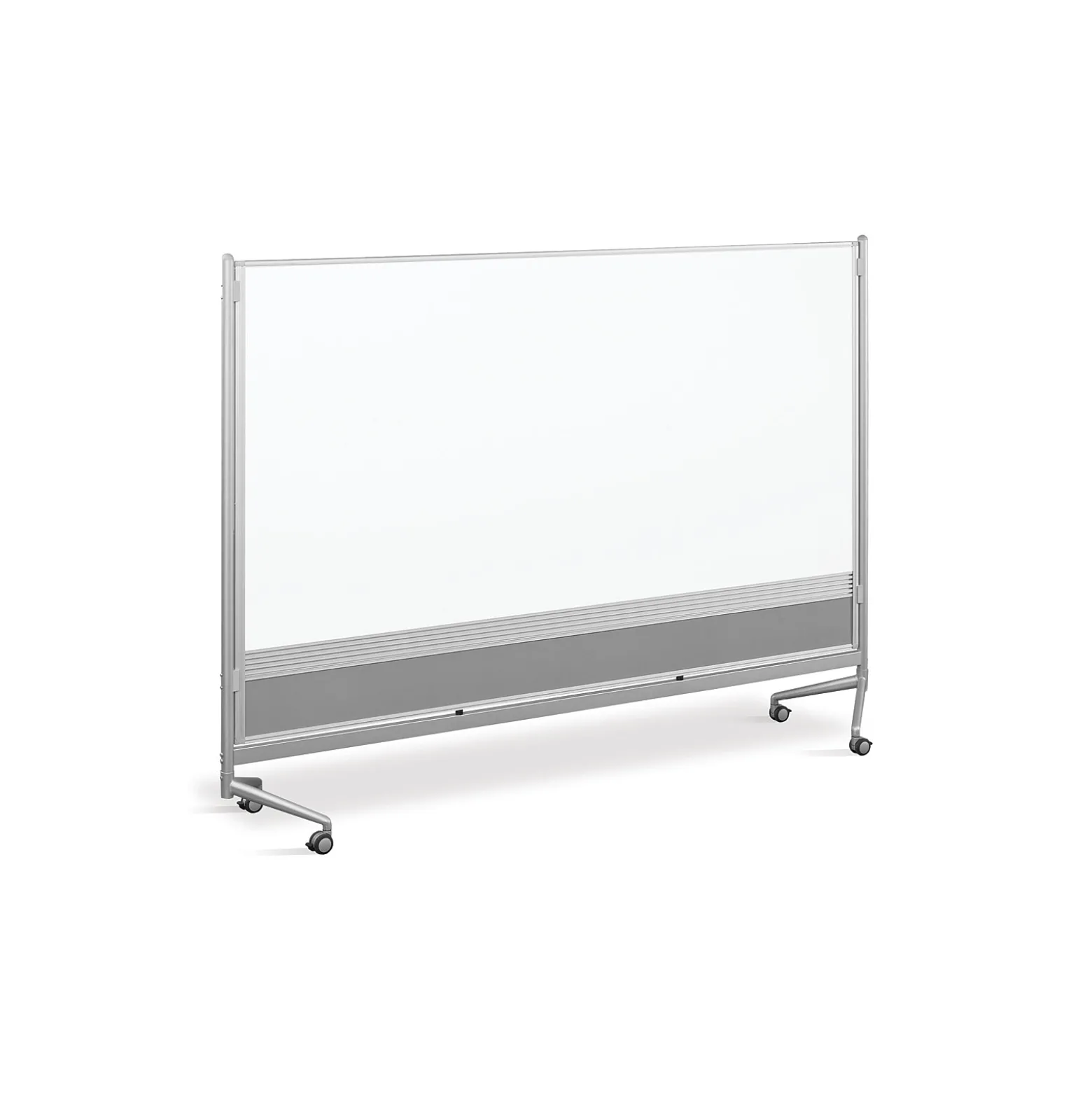 D.O.C. Mobile Room Divider Whiteboard/Corkboard - 8'W x 6'H