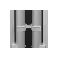 DOC Partitions D.O.C. Mobile Room Divider Dual Sided Whiteboard - 4'W x 6'H