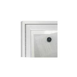 1-Door Enclosed Porcelain Magnetic Whiteboard 24"Wx36"H