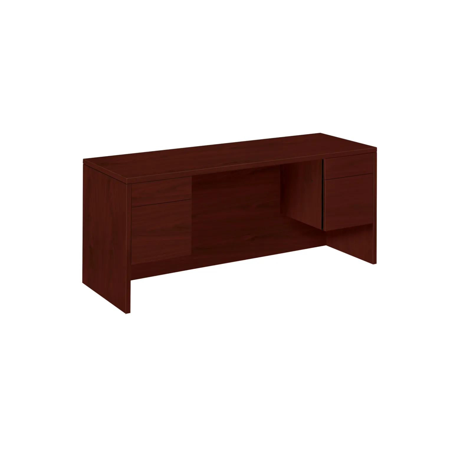 Double Pedestal Credenza - 60"W x 24"D