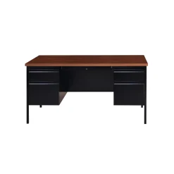 Double Pedestal Desk - 60"W x 30"D