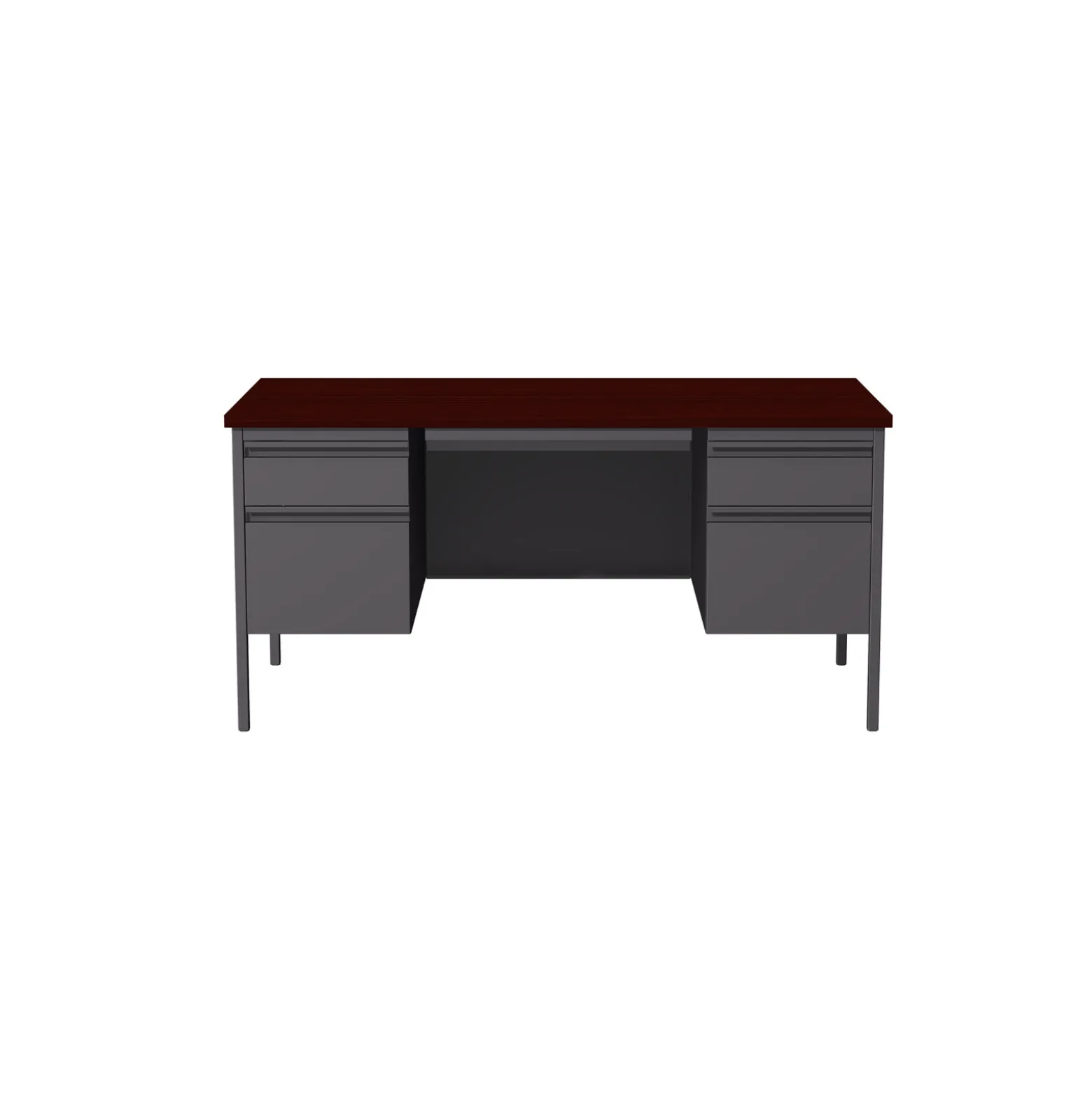 Double Pedestal Desk - 60"W x 30"D