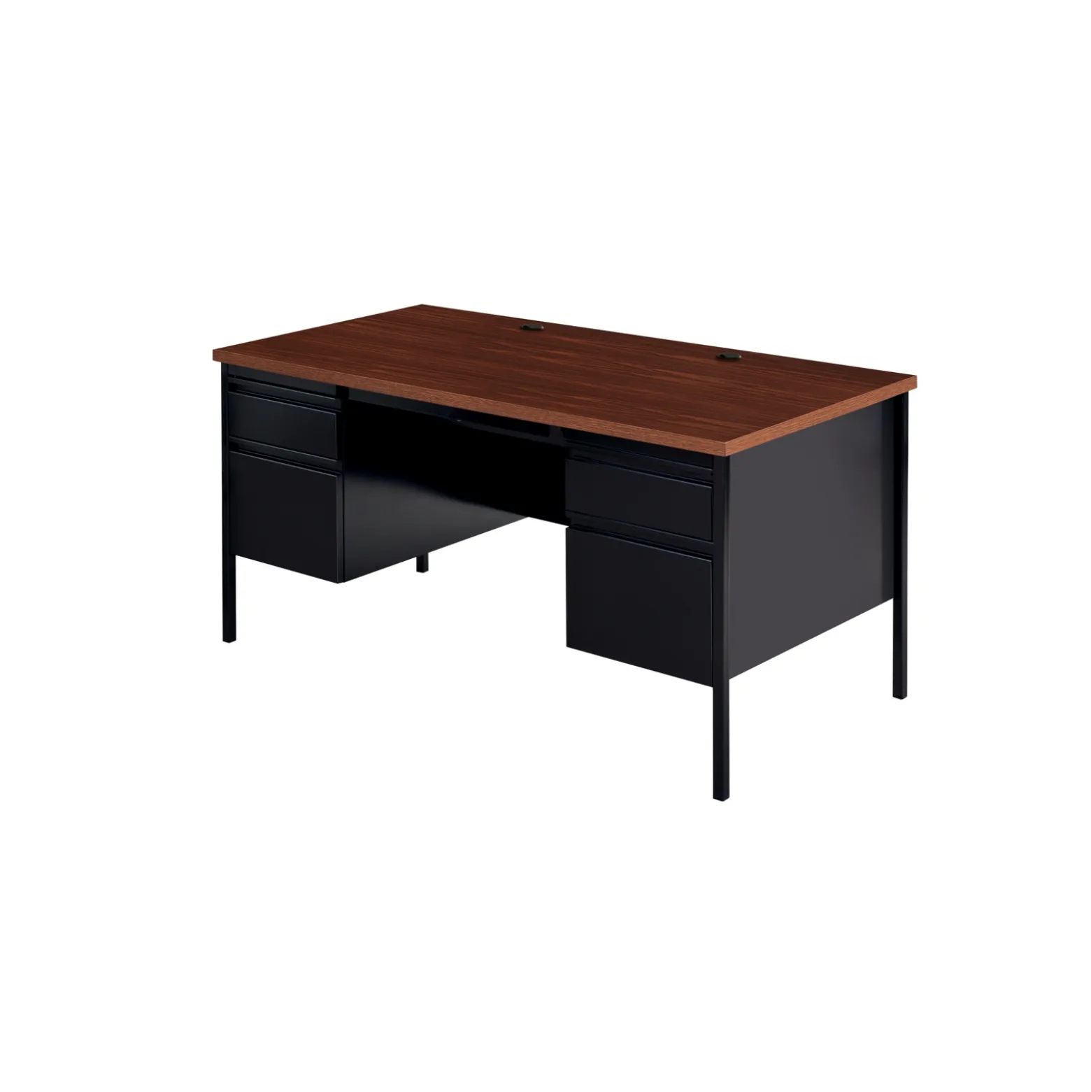 Double Pedestal Desk - 60"W x 30"D