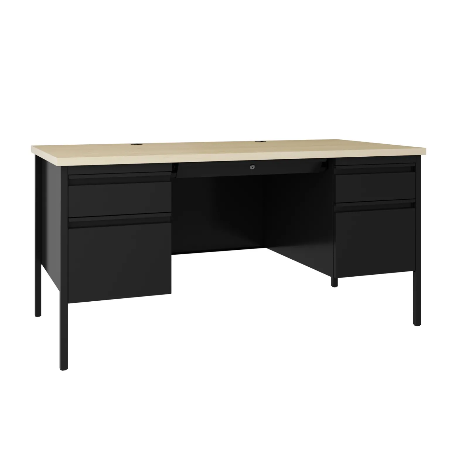 Double Pedestal Desk - 60"W x 30"D