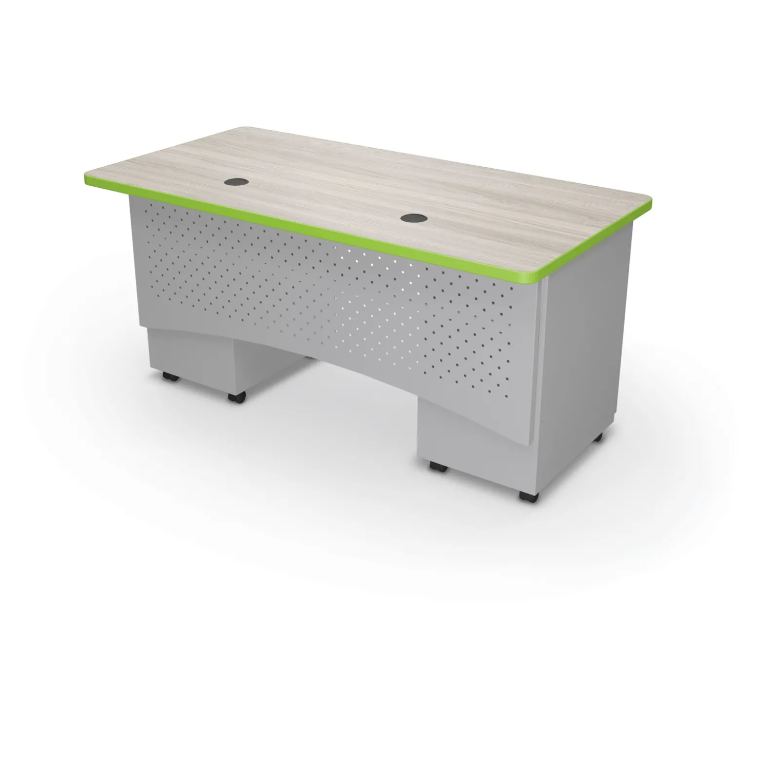 Double Pedestal Desk - 60"Wx30"D