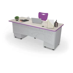 Double Pedestal Desk - 72"Wx30"D