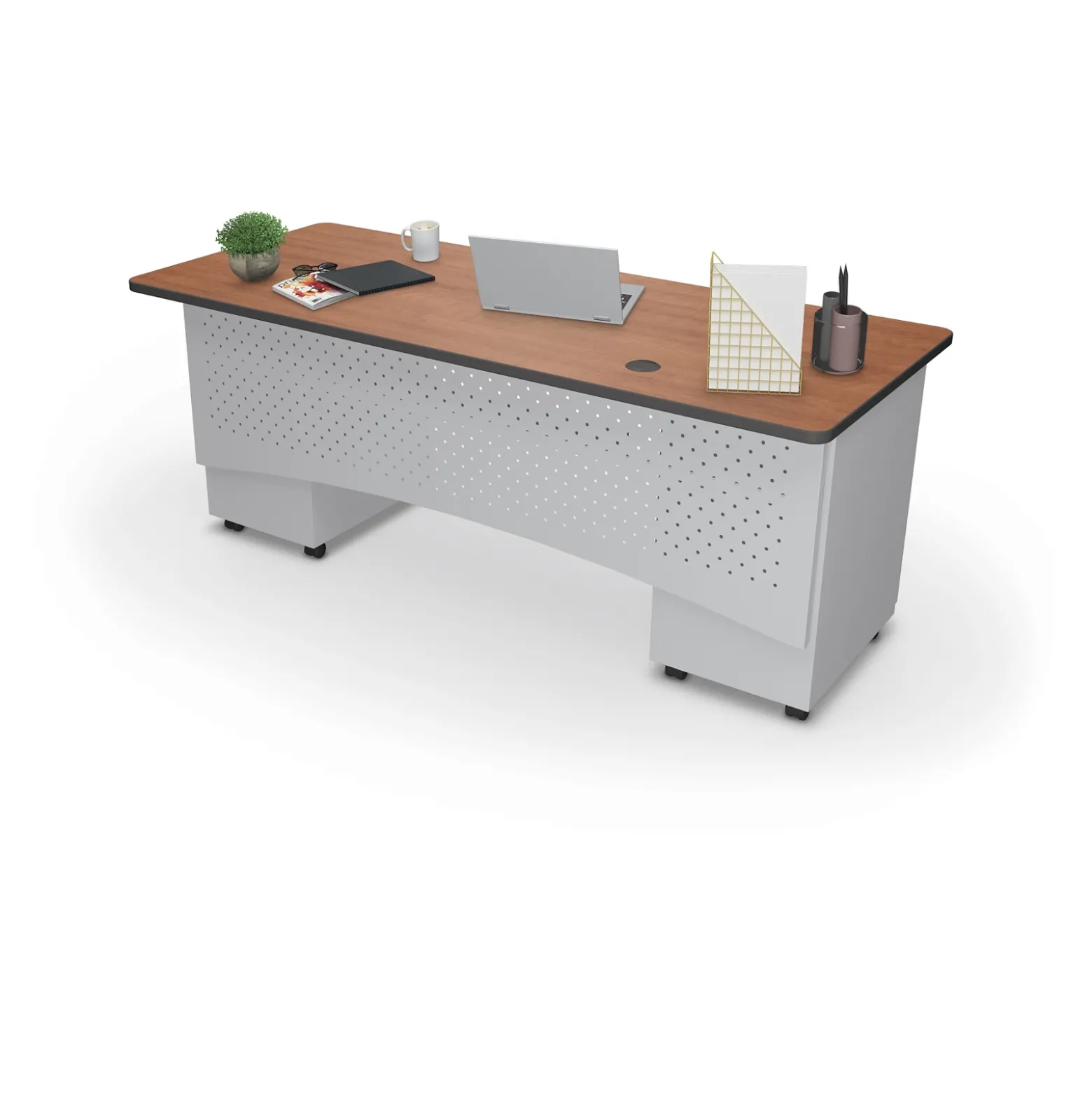 Double Pedestal Desk - 72"Wx30"D