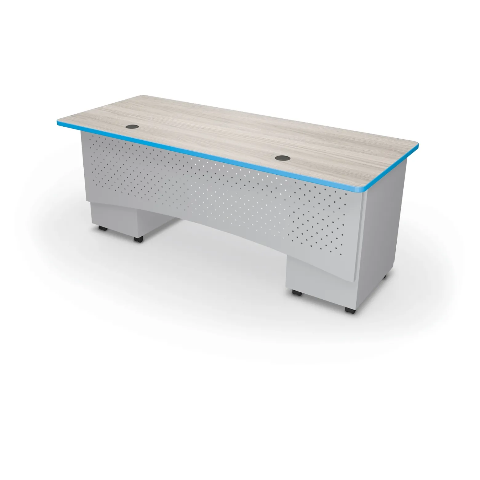 Double Pedestal Desk - 72"Wx30"D