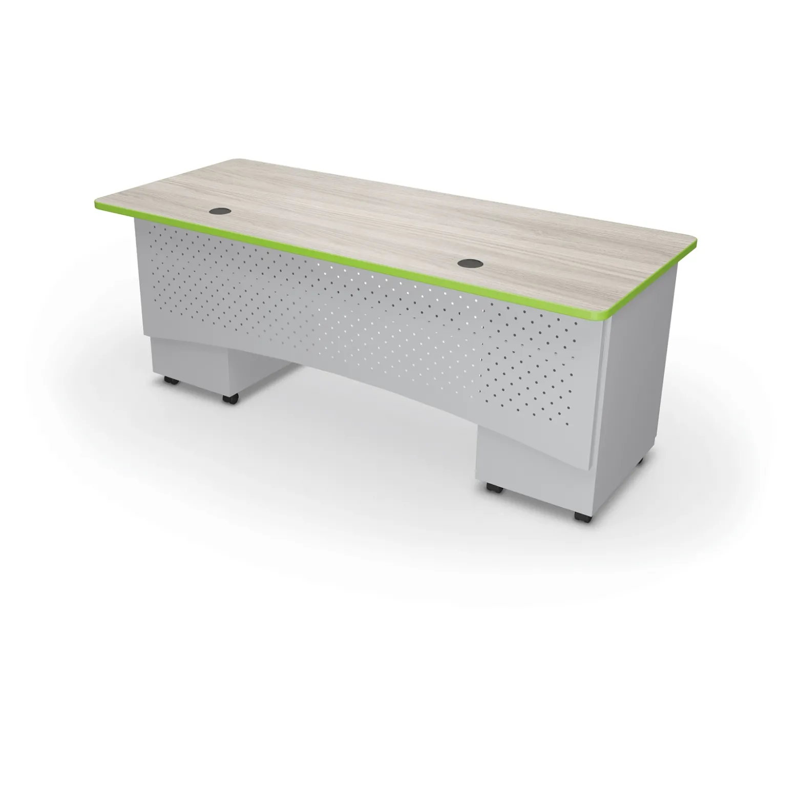 Double Pedestal Desk - 72"Wx30"D
