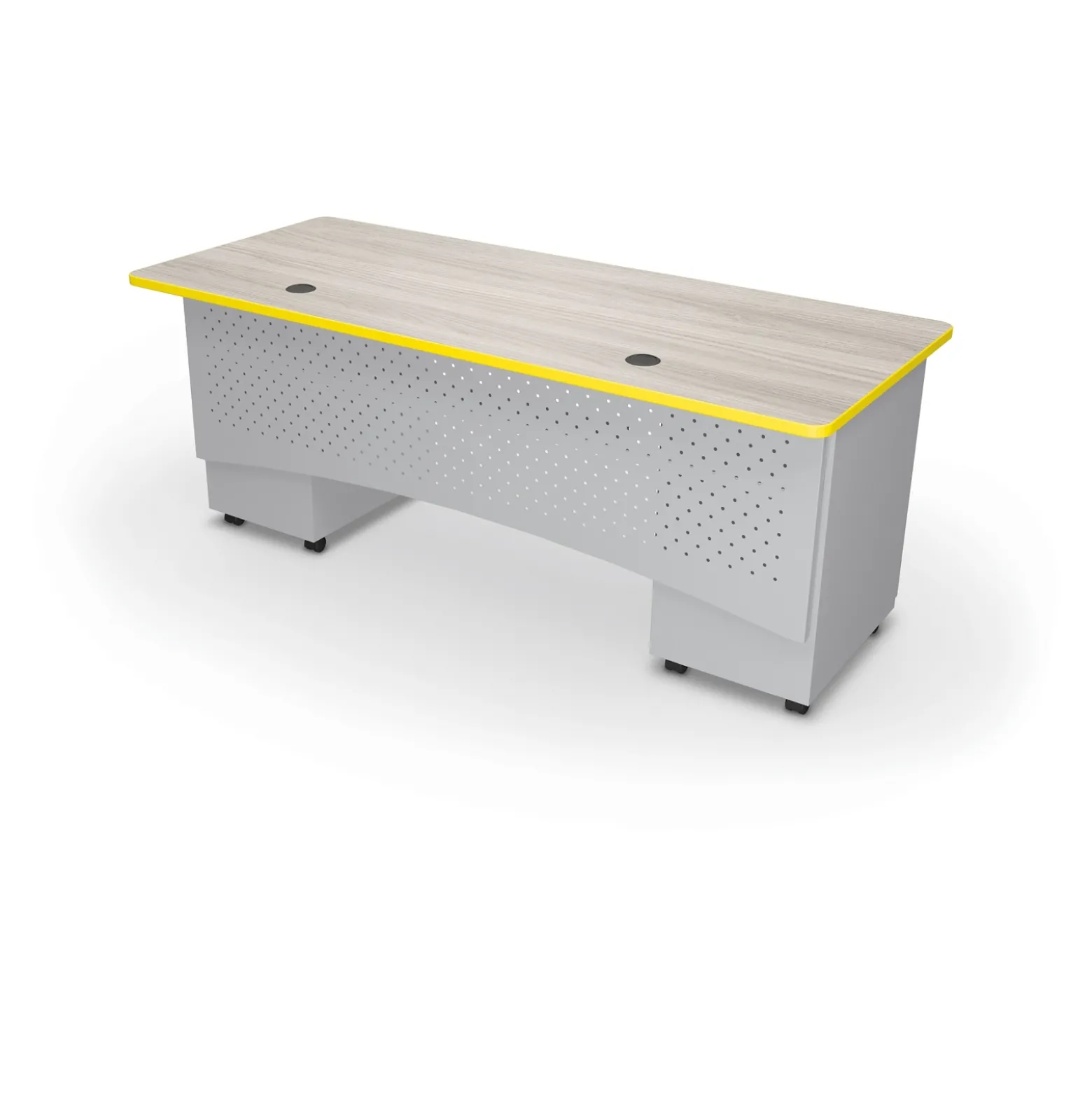 Double Pedestal Desk - 72"Wx30"D