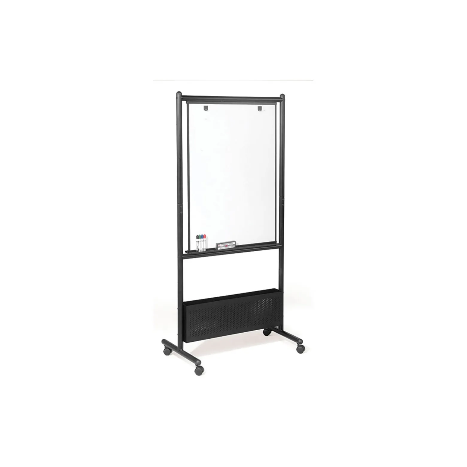 Double Sided Adjustable Height Magnetic Porcelain Dry Erase Easel