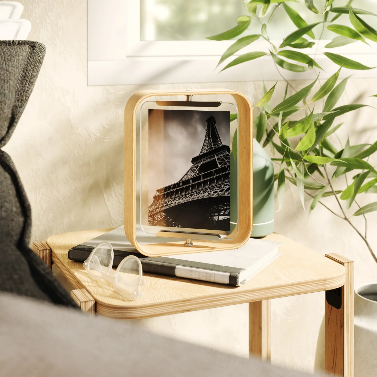 Double-Sided Desk Frame