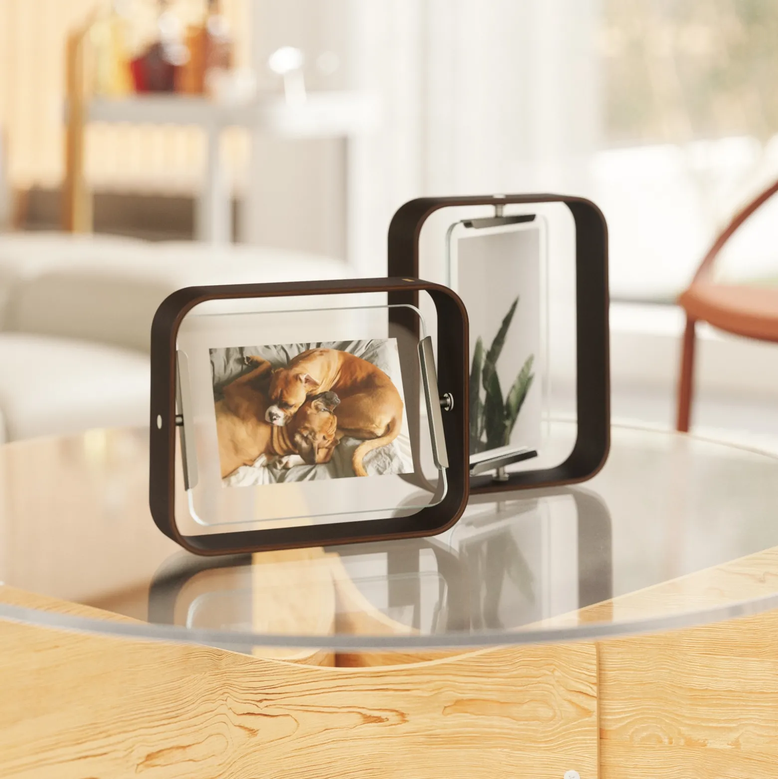 Double-Sided Desk Frame