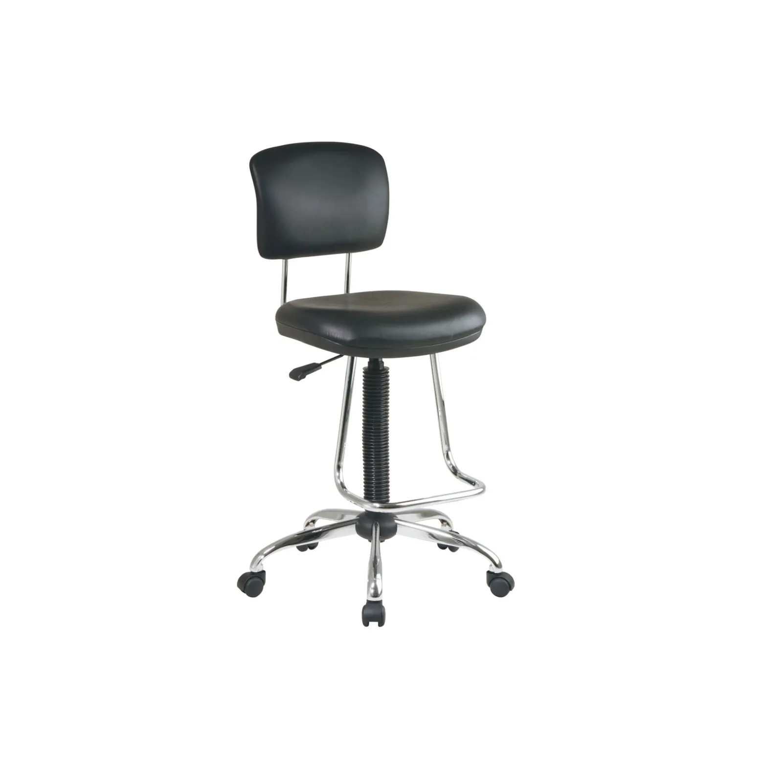 Drafting Chair with Footrest - Adjustable Height