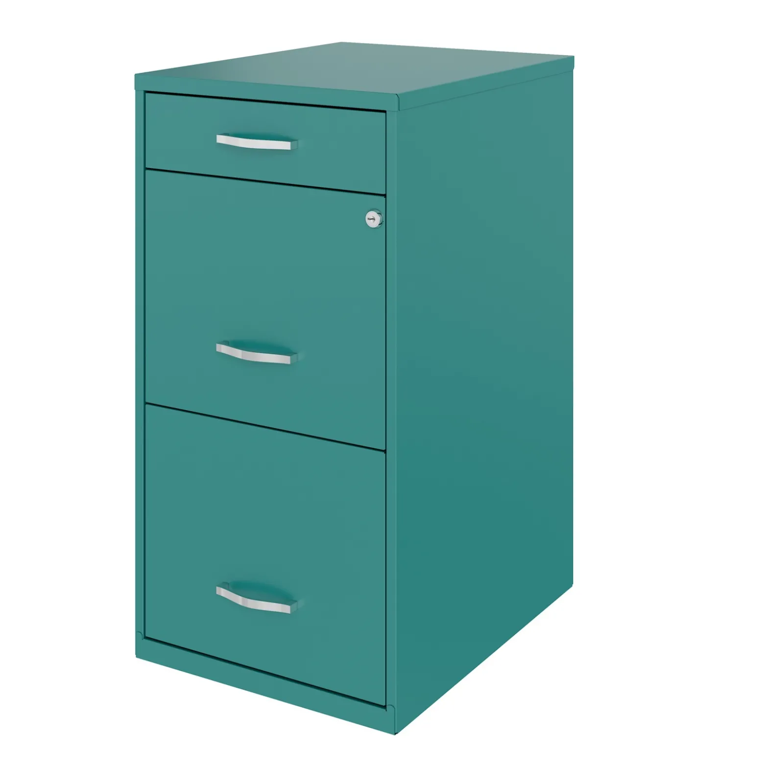 3-Drawer Metal File Cabinet – 15"W x 28"H
